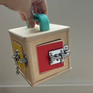 Lovevery Wooden Lock Box Latches